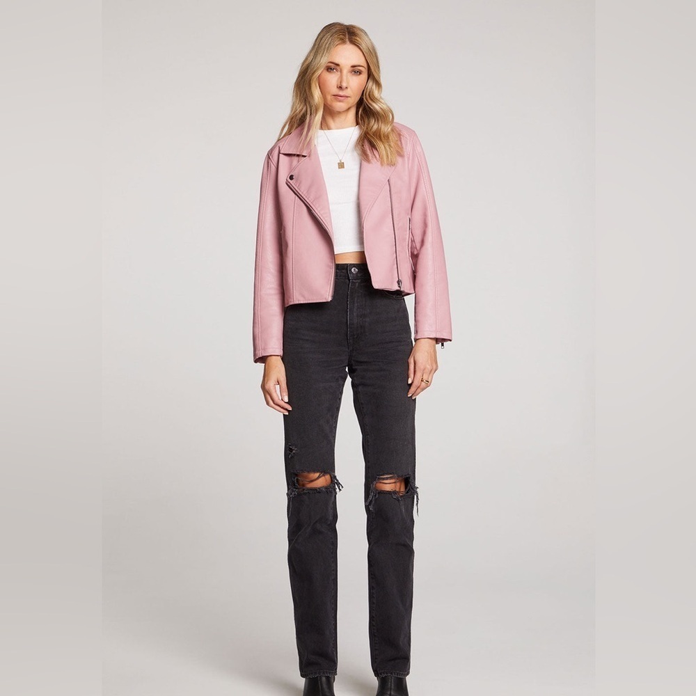 Saltwater Luxe Phelan Moto Style Jacket NWT size S